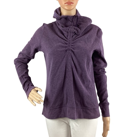 Lululemon In a Cinch Long Sleeve Tee Size 8 Purple - Picture 3 of 15